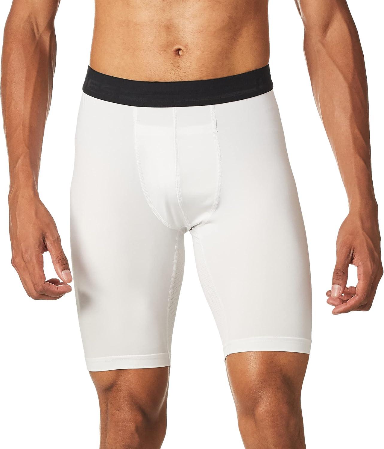 imageHanes Sport Mens Performance Compression ShortTrue WhiteEbony