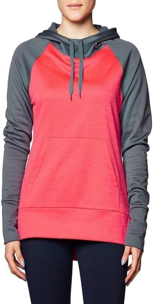 imageHanes Sport Womens Performance Fleece Pullover HoodieDada Grey SolidRazzle Pink Heather