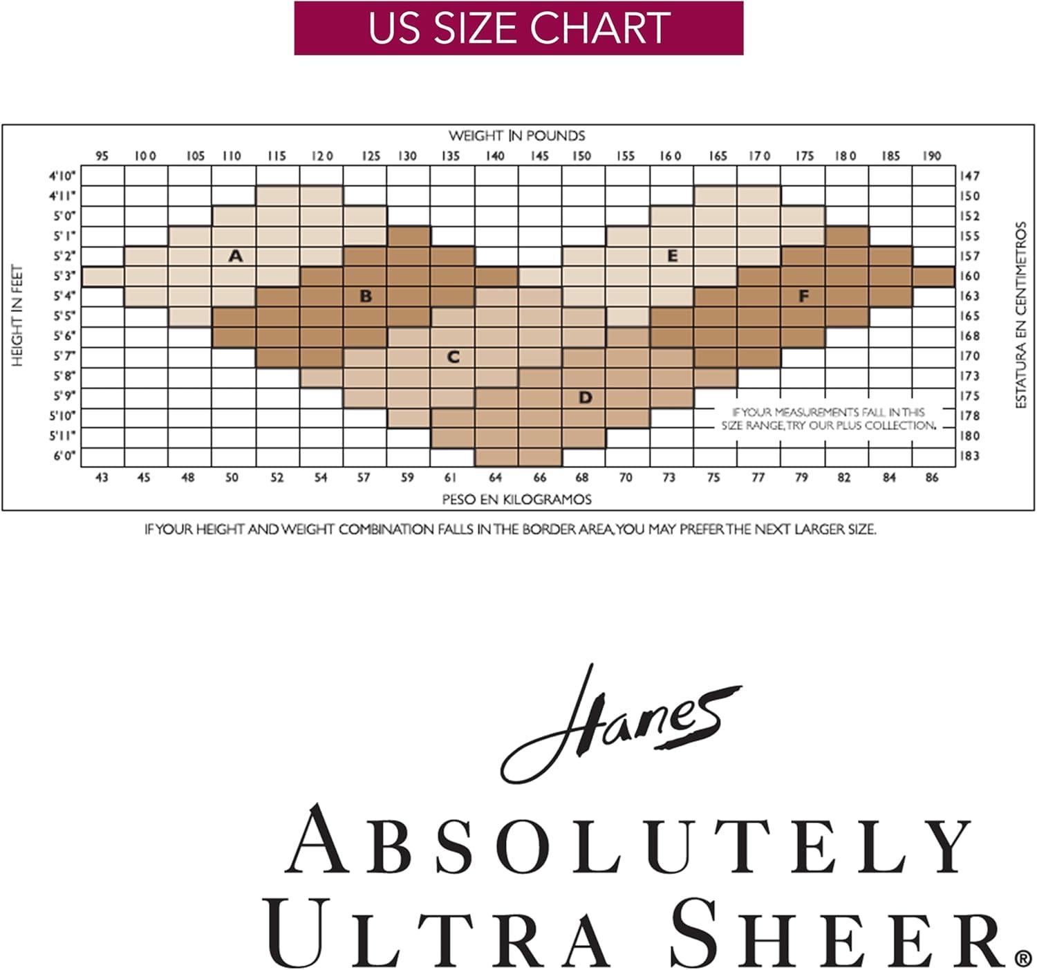 imageHanes Womens Absolutely Ultra Sheer Control Top with Reinforced ToeGentle Brown