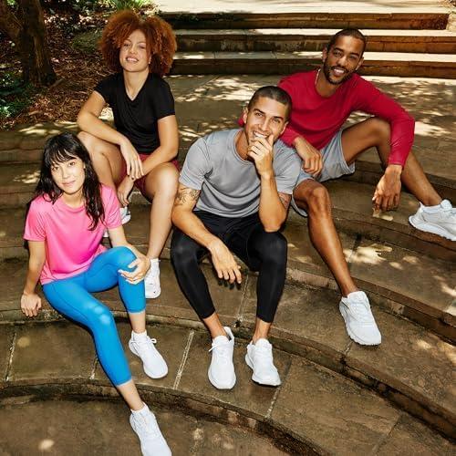 imageHanes Womens Cool Dri Performance VNeck TShirt MoistureWicking Short Sleeve Tee 40 UPF Protection 1 Or 5 PackLight Blue 1 Pack