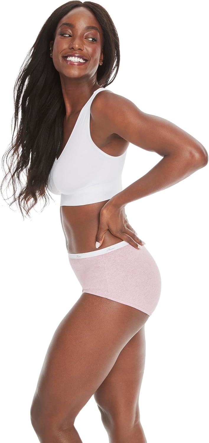 imageHanes Womens Cozy Wireless Bra FullCoverage Pullover Bra Seamless TShirt BraWhite