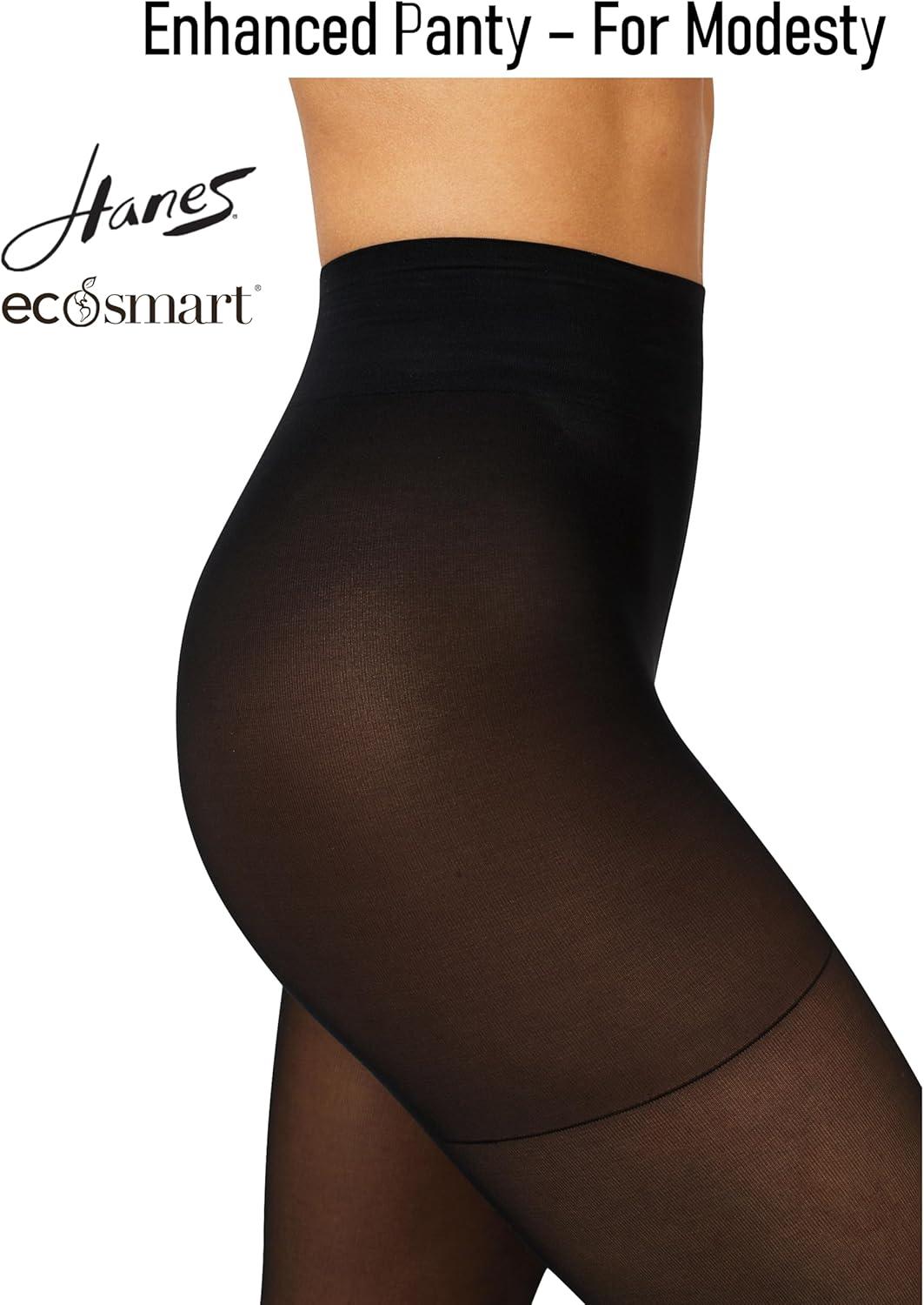 imageHanes Womens Ecosmart Seasonless TightsBlack