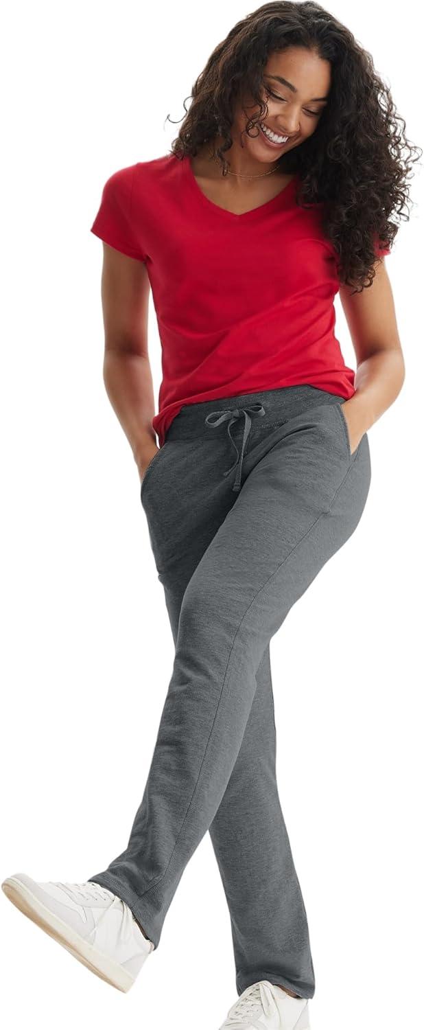 imageHanes Womens French Terry Pant with PocketsCharcoal Heather