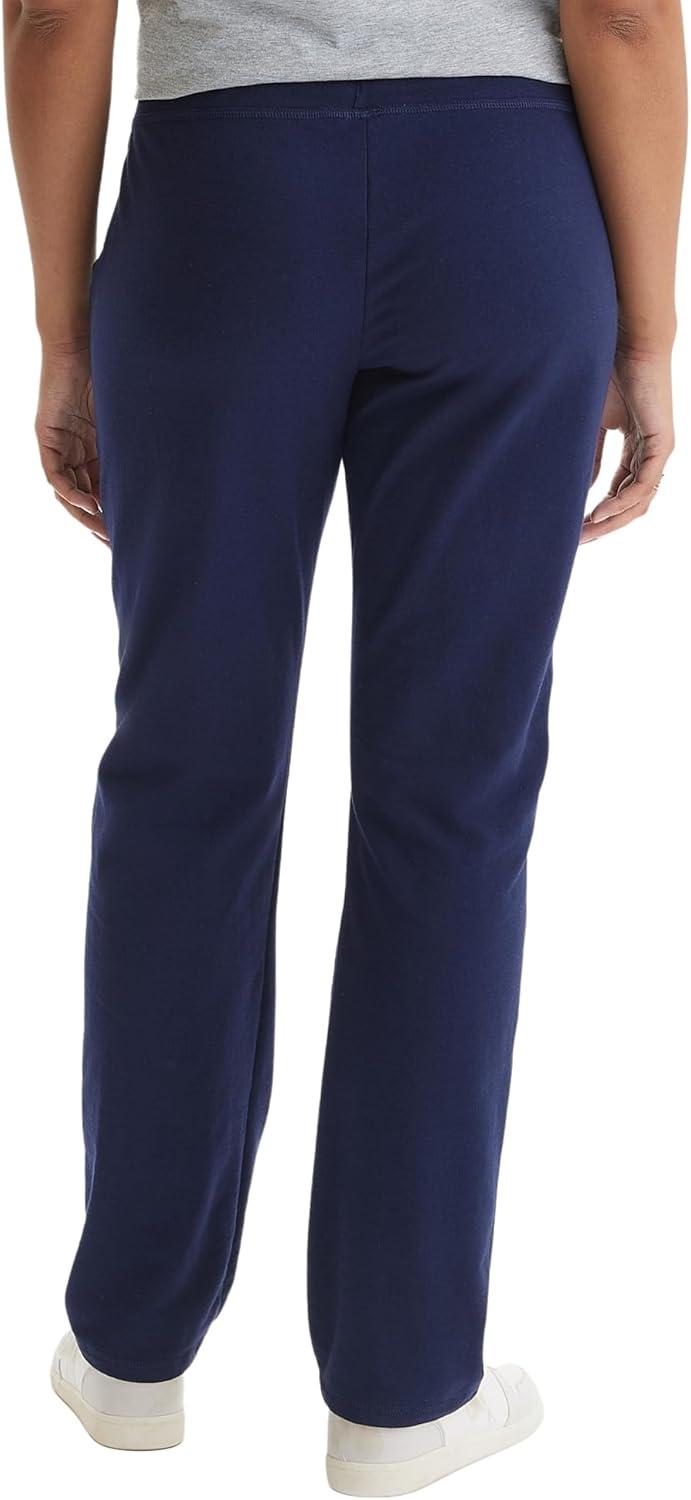imageHanes Womens French Terry Pant with PocketsNavy