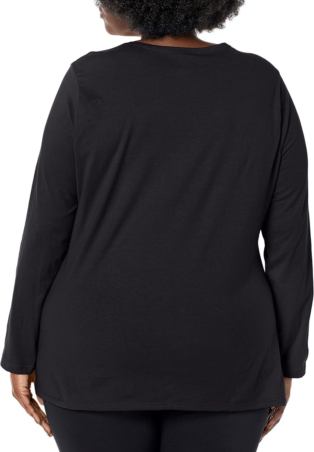 imageHanes Womens Just my size Cotton Jersy T shirtEbony