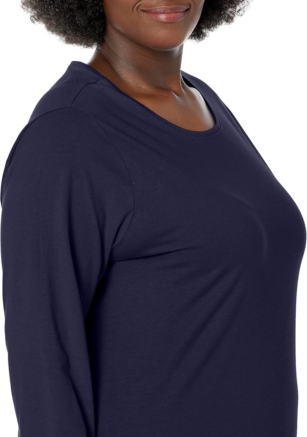 imageHanes Womens Just my size Cotton Jersy T shirtNavy