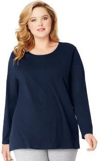 imageHanes Womens Just my size Cotton Jersy T shirtNavy