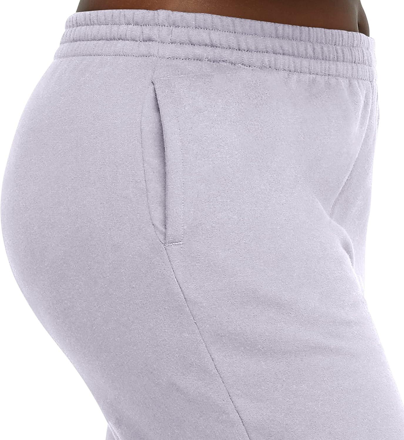 imageHanes Womens Originals Midweight Fleece Joggers Sweatpants with Pockets Place Flowers 30quot PlusUrban Lilac