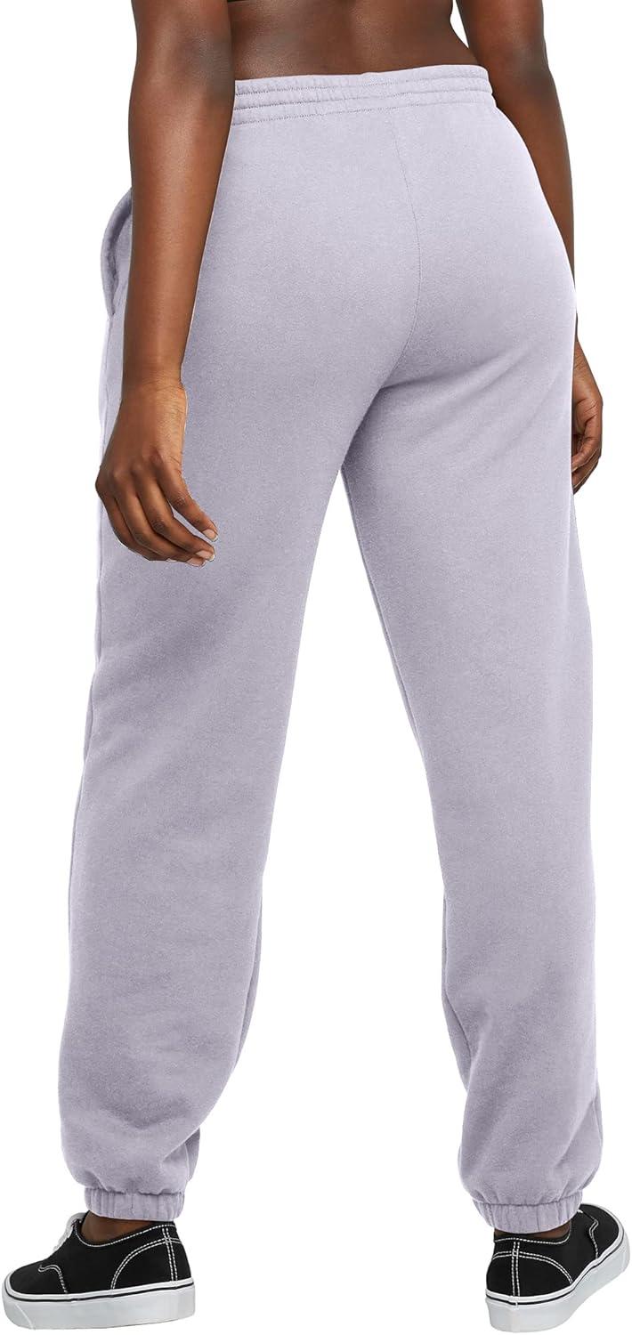 imageHanes Womens Originals Midweight Fleece Joggers Sweatpants with Pockets Place Flowers 30quot PlusUrban Lilac