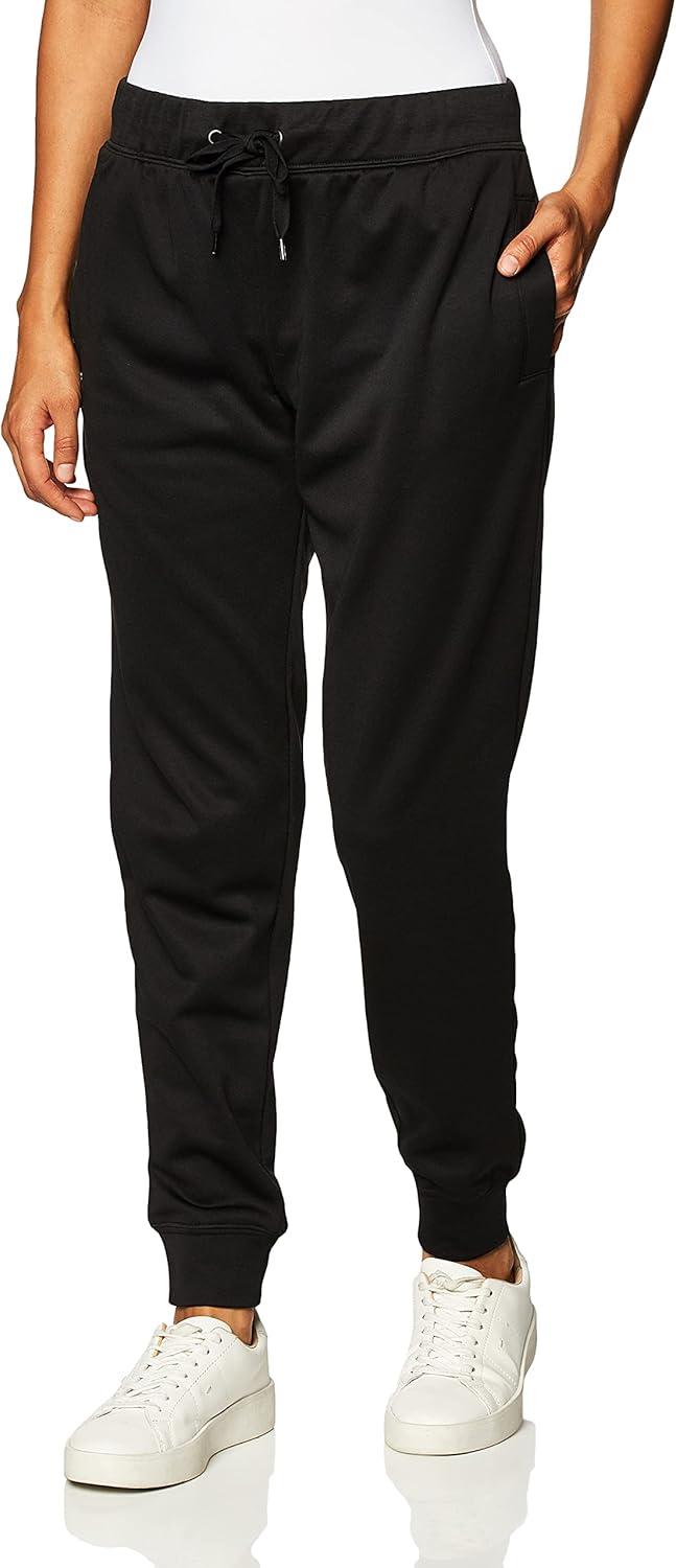 imageHanes Womens Sport Performance Fleece Jogger Pants with PocketsBlack HeatherBlack Heather