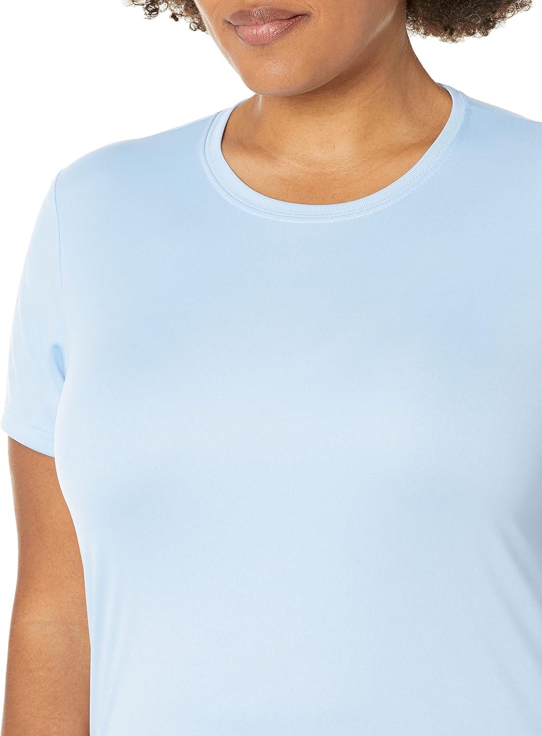 imageHanes Womens Sport Performance TShirt Cool Dri Short Sleeve Tee Moisture WickingLight Blue