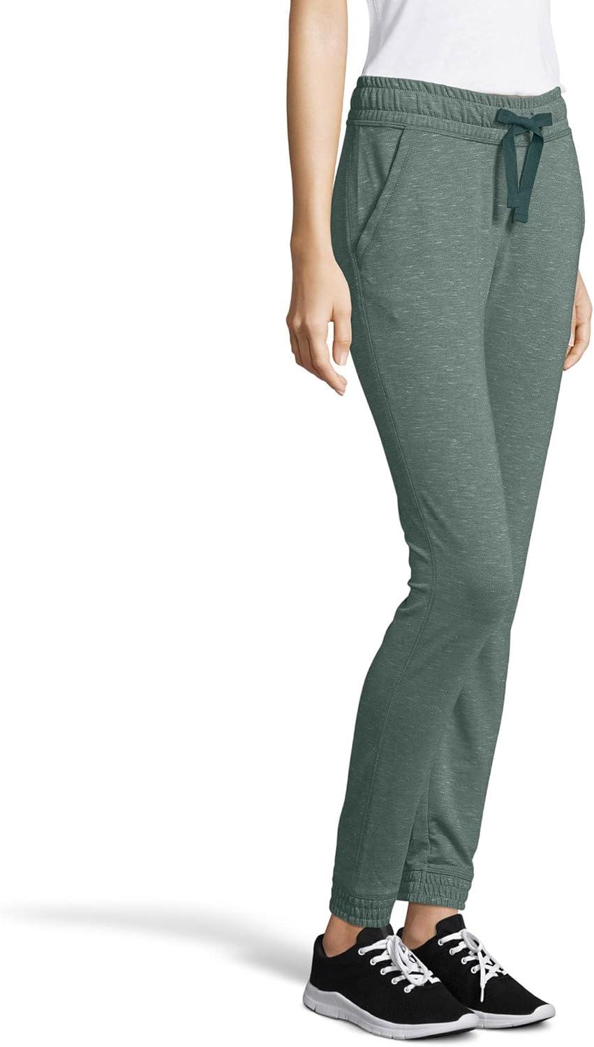 imageHanes Womens Triblend French Terry Jogger with PocketsJuniper Blue Heather