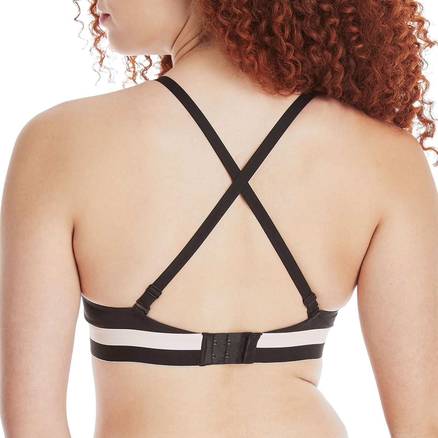 imageHanes Womens Wireless Natural Lift Modal Full Coverage Bra Wirefree TShirt Bra Sizes S2XBlack