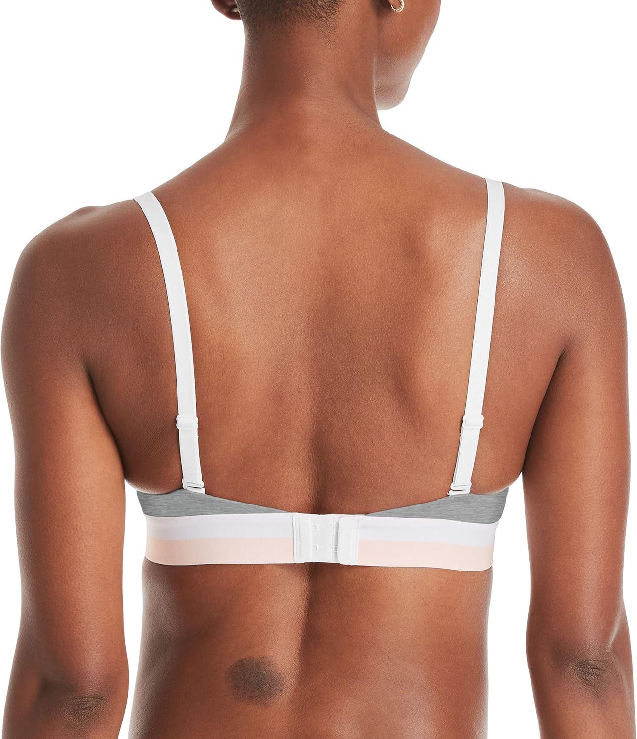 imageHanes Womens Wireless Natural Lift Modal Full Coverage Bra Wirefree TShirt Bra Sizes S2XHeather Grey