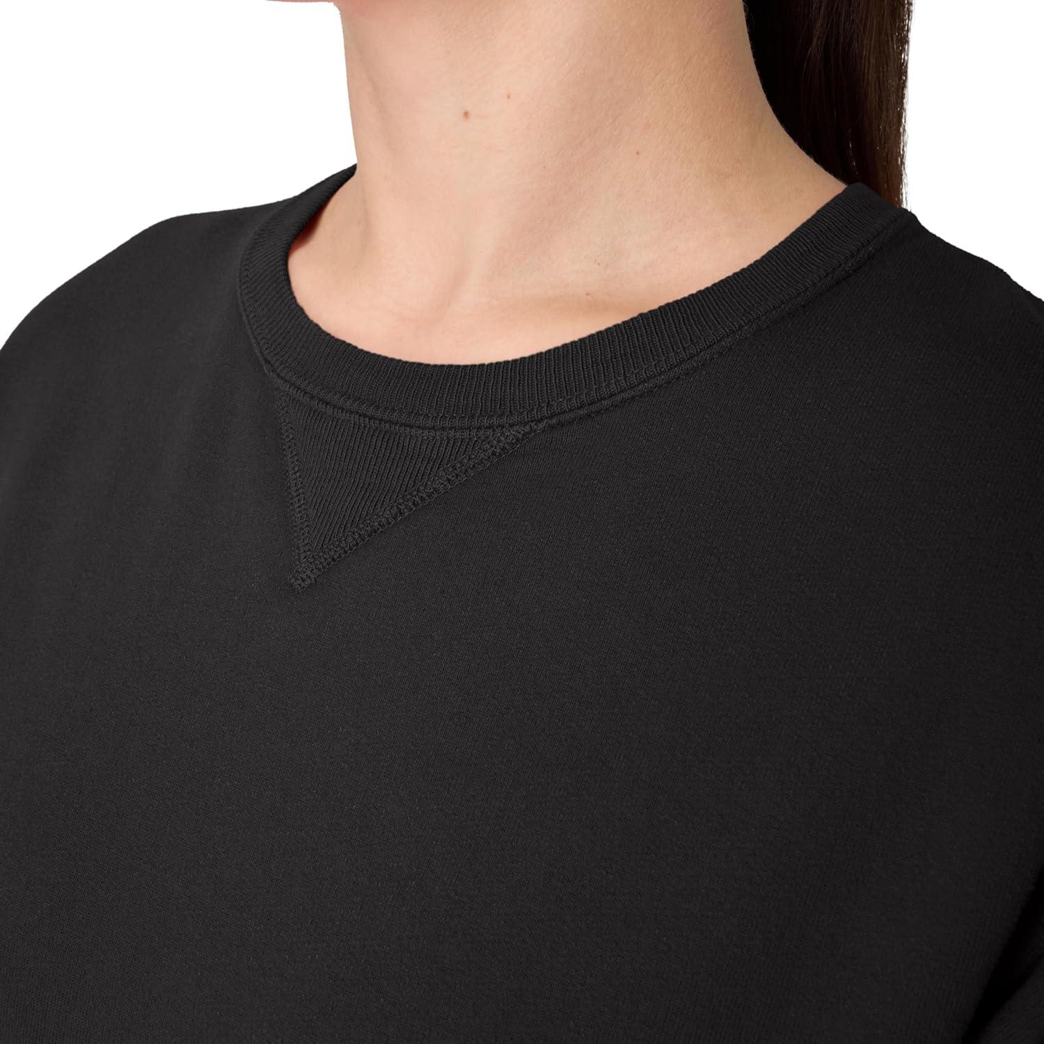 imageHanes mens Comfortwash Garment Dyed SweatshirtBlack