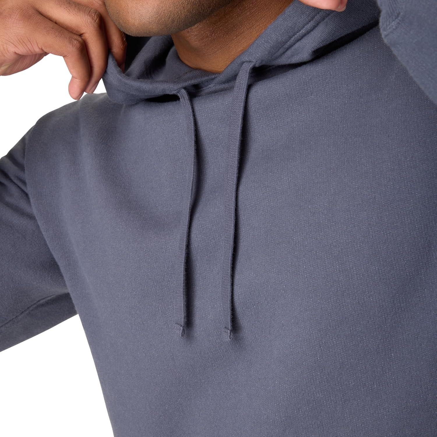 imageHanes mens Originals Fleece Hoodie Garment Dyed Hooded Sweatshirt Unisex Fleece PulloverAnchor Slate