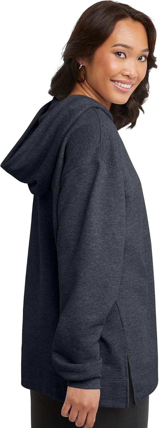 imageHanes womens Ecosmart Fleece Hoodie Midweight Sweatshirt for Women Kanga PocketSlate Heather