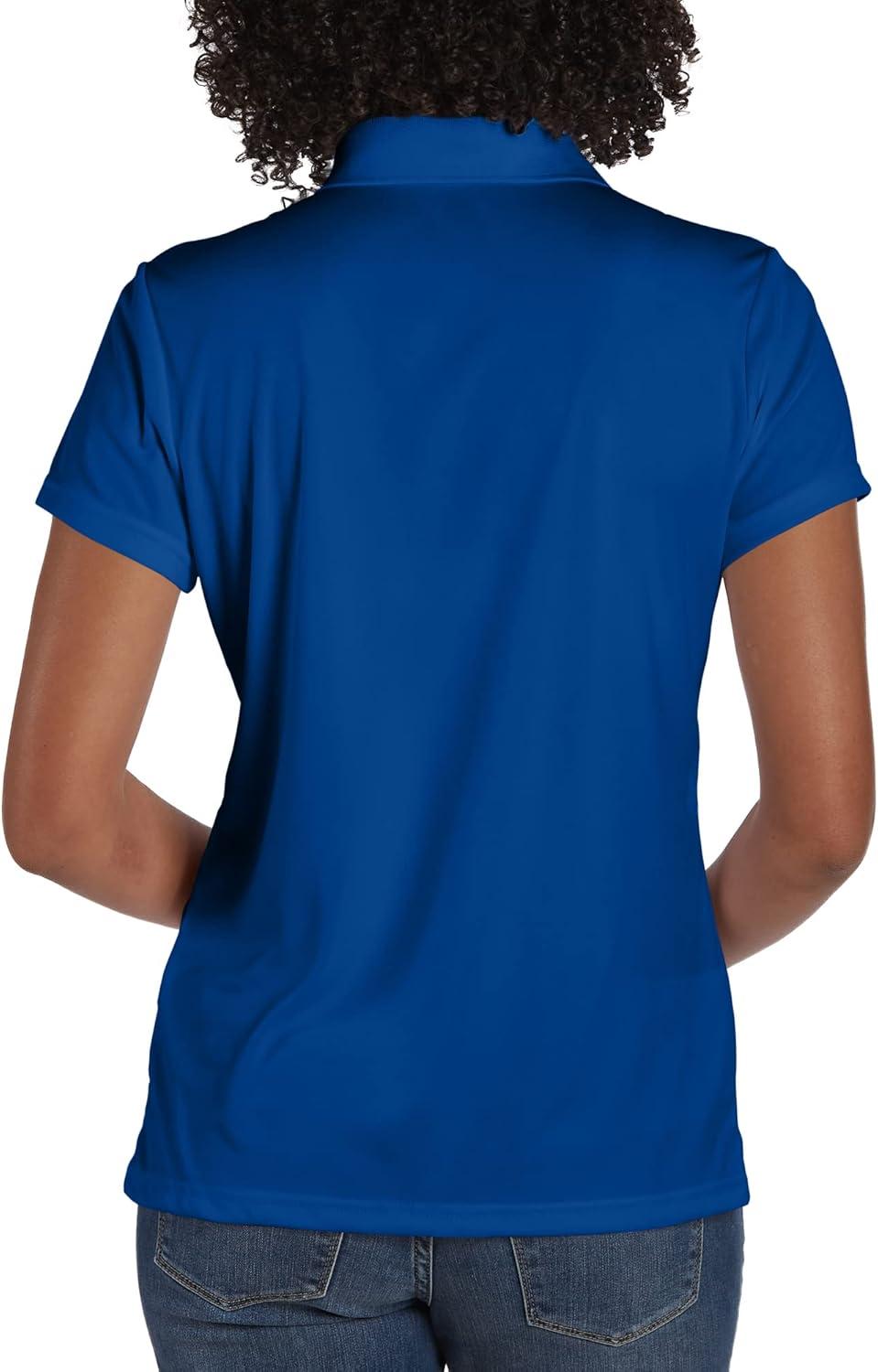 imageHanes womens Performance Polo Single or 3Pack Sport Cool DRI MoistureWicking Polo Shirt 40 UPF ProtectionDeep Royal 1 Pack