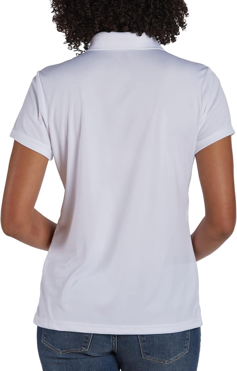 imageHanes womens Performance Polo Single or 3Pack Sport Cool DRI MoistureWicking Polo Shirt 40 UPF ProtectionWhite 1 Pack