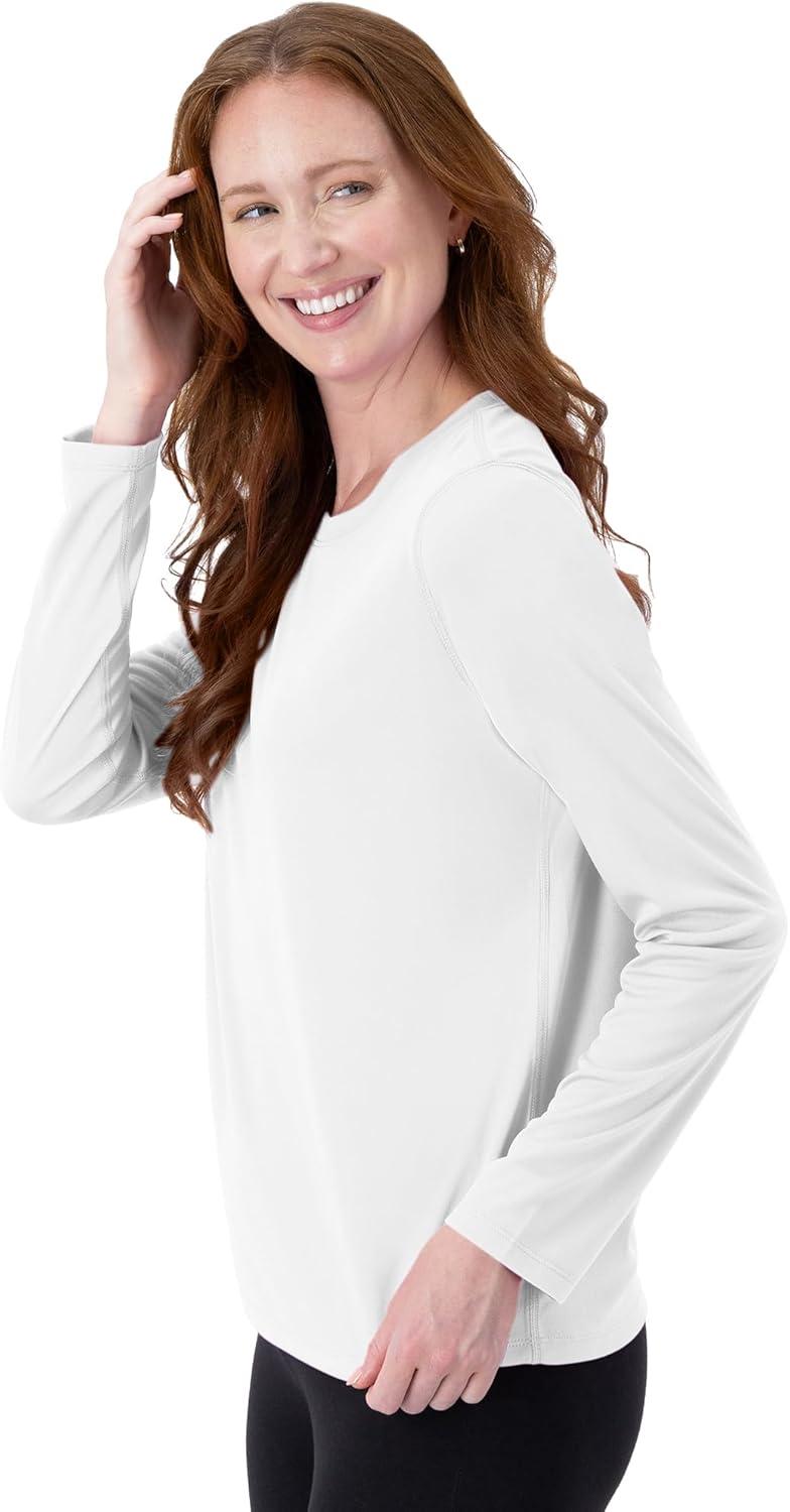 imageHanes womens Sport Cool Dri Performance Tshirt Short Or Long SleeveBlackWhite 4 Pack