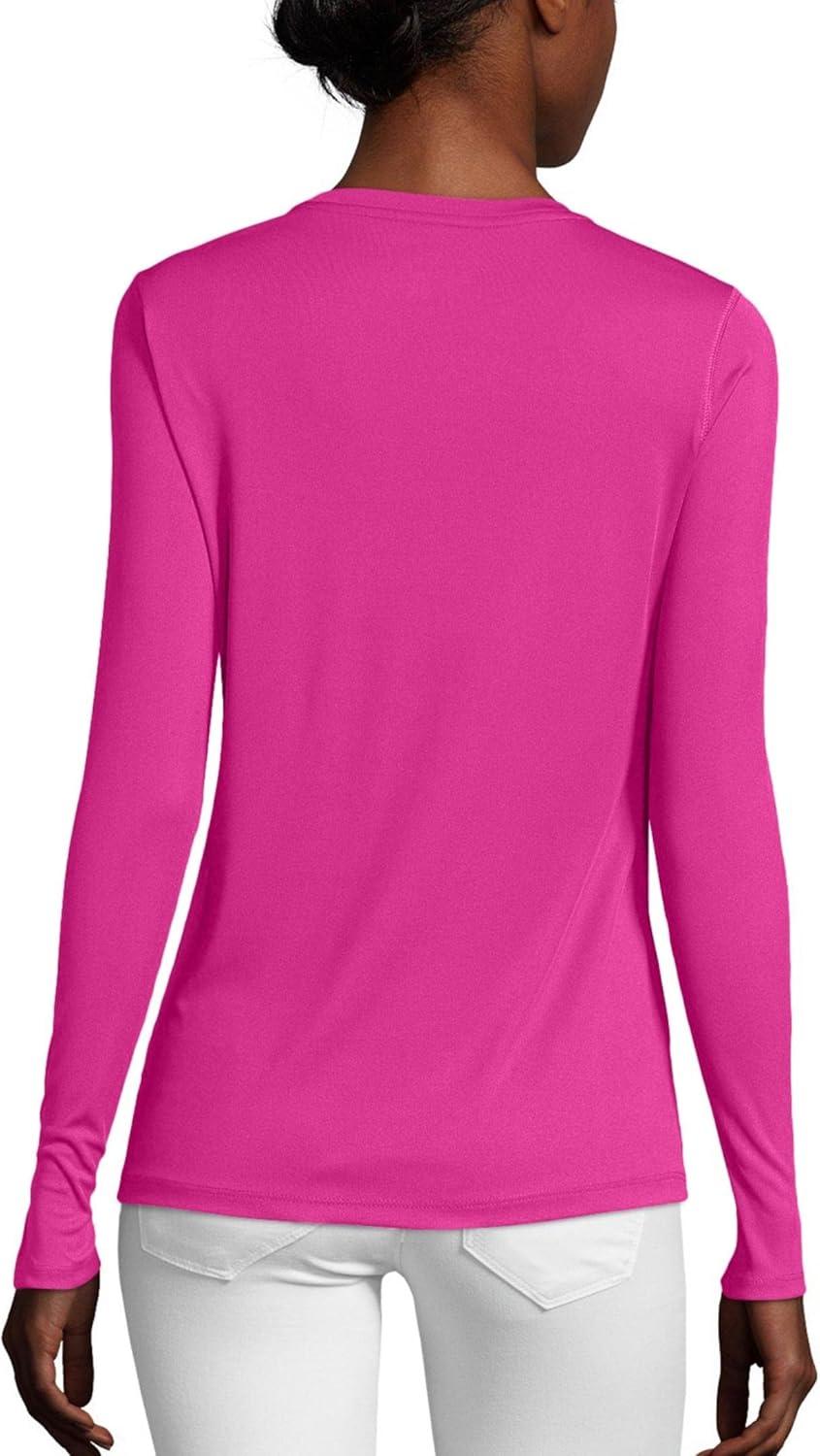 imageHanes womens Sport Cool Dri Performance Tshirt Short Or Long SleeveFresh Berry