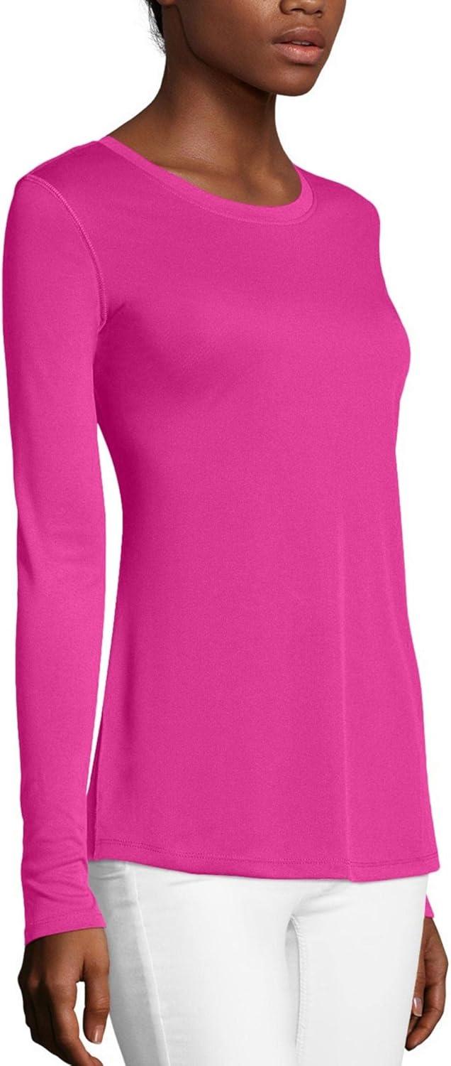 imageHanes womens Sport Cool Dri Performance Tshirt Short Or Long SleeveFresh Berry