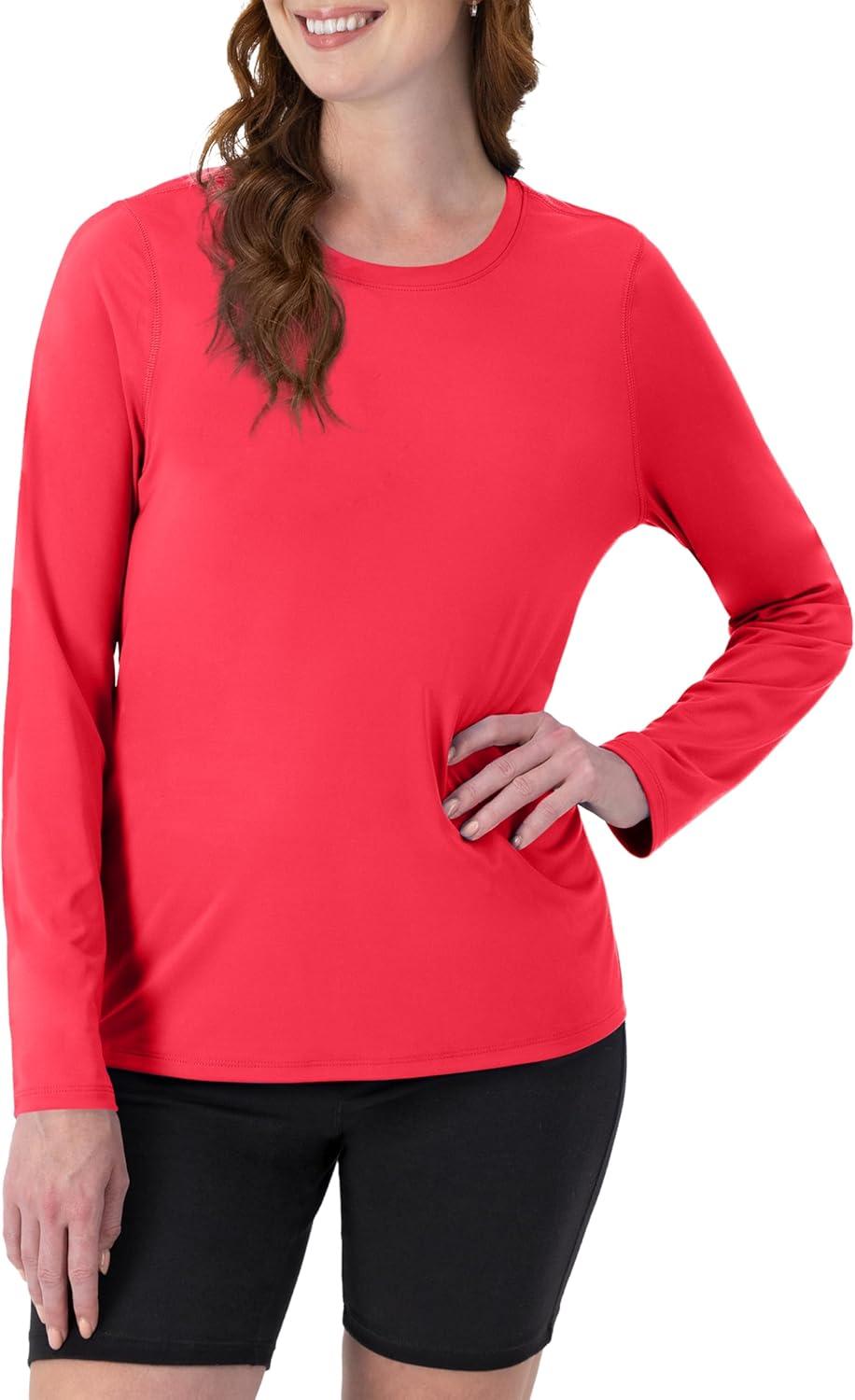 imageHanes womens Sport Cool Dri Performance Tshirt Short Or Long SleeveRazzle Pink