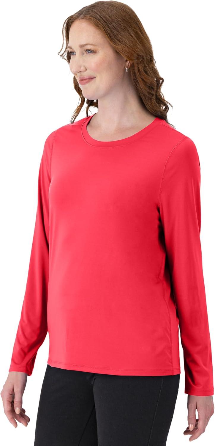 imageHanes womens Sport Cool Dri Performance Tshirt Short Or Long SleeveRazzle Pink