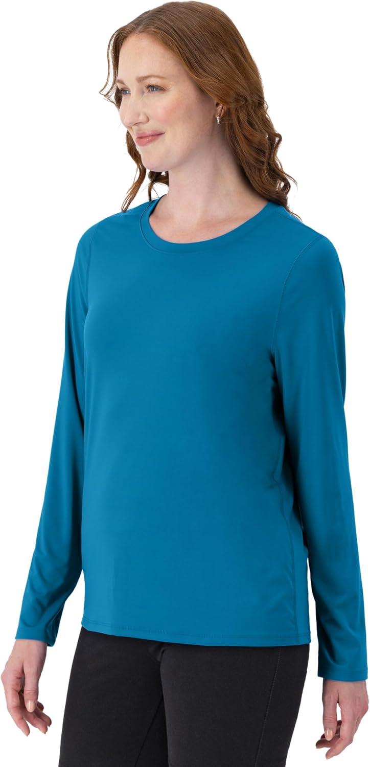 imageHanes womens Sport Cool Dri Performance Tshirt Short Or Long SleeveUnderwater Blue