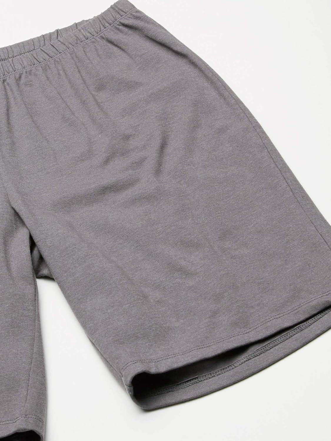 imageJust My Size Womens Stretch Jersey Bike Shorts Plus Size PullOn Bike ShortsCharcoal Heather