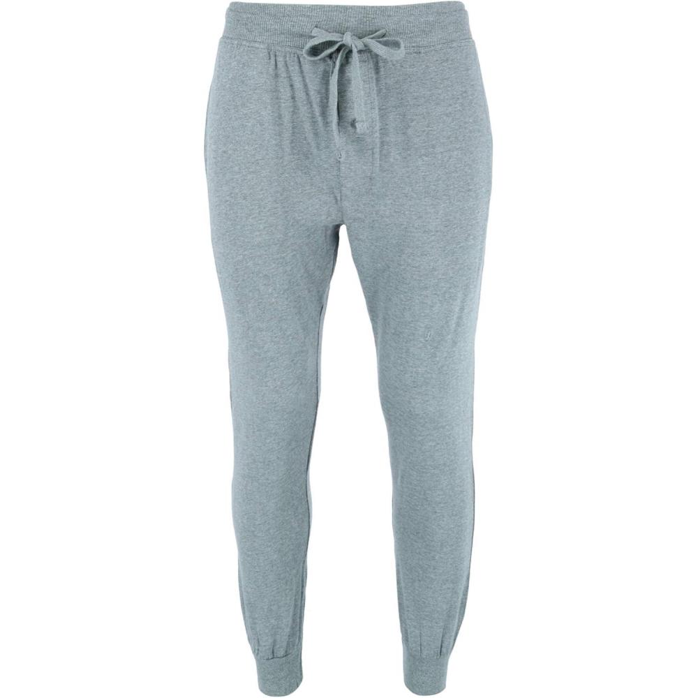 imageHanes Mens French Knit and Terry Jogger Sleep PantHeather Grey
