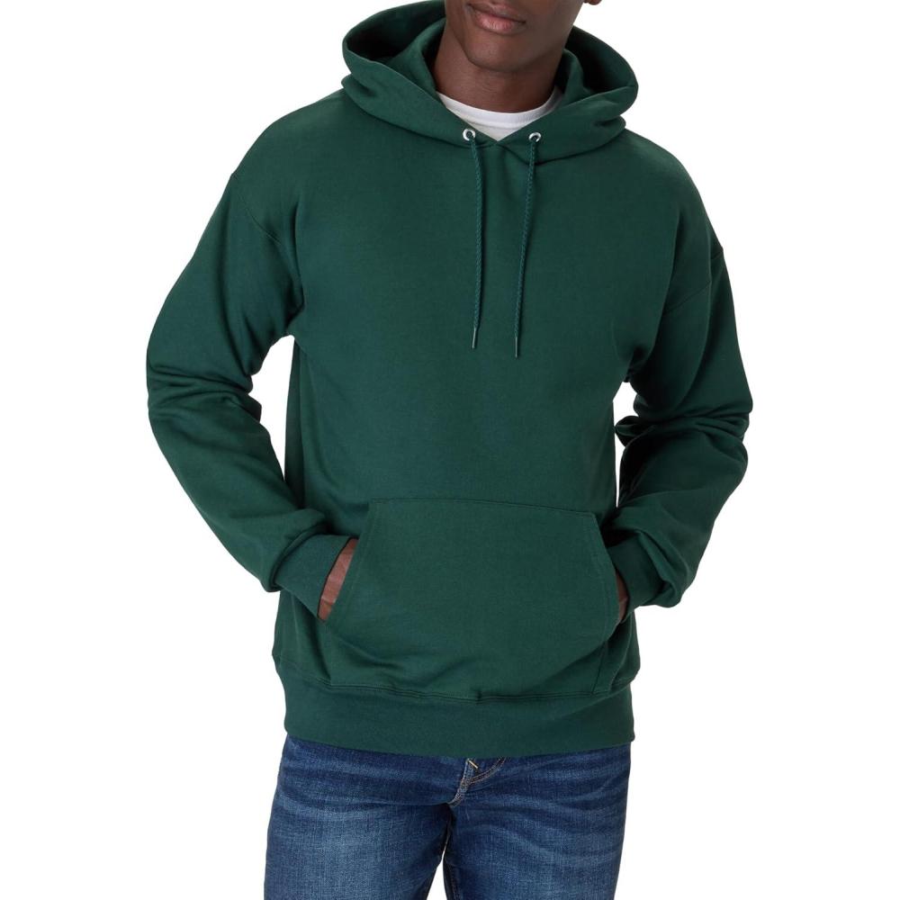 imageHanes Mens Ultimate Sweatshirt Heavyweight Fleece Hoodie Cotton Sweatshirt for MenDeep Forest