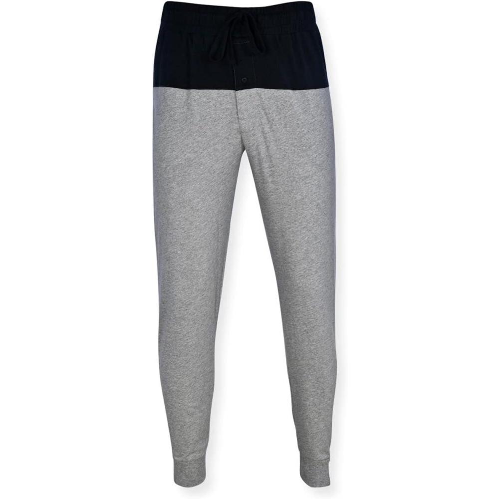 imageHanes Mens Waffle Knit Jogger Pant SleepwearHeatherBlack