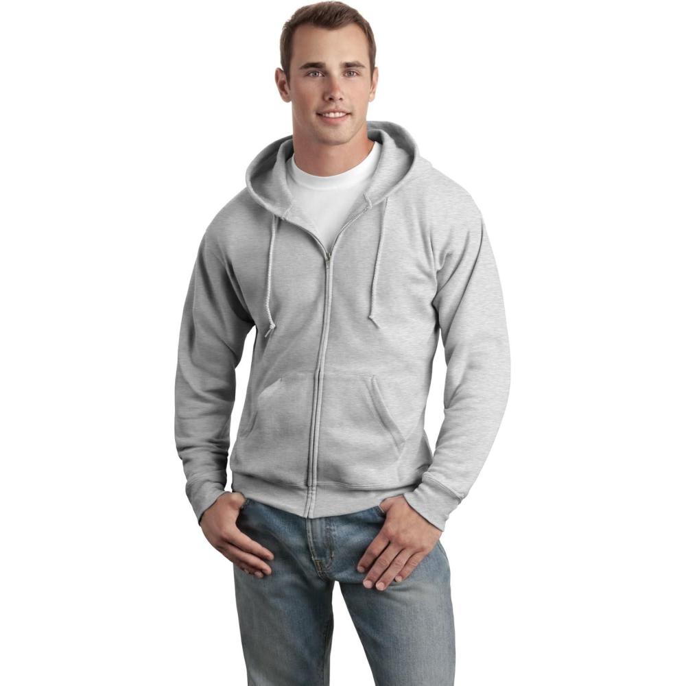 imageHanes Sport Womens Performance Fleece Full Zip HoodieAsh