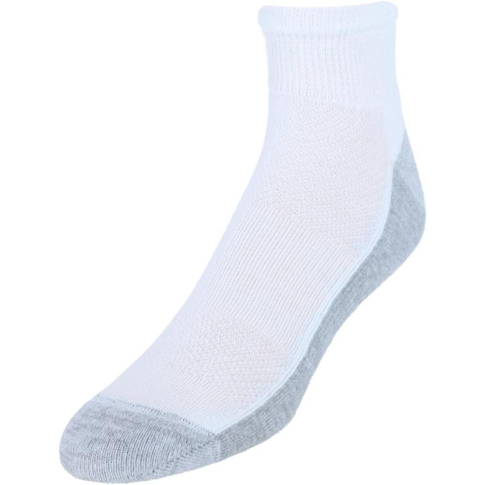 imageHanes mens Socks Xtemp Cushioned Ankle Socks 12packWhite 12 Pack