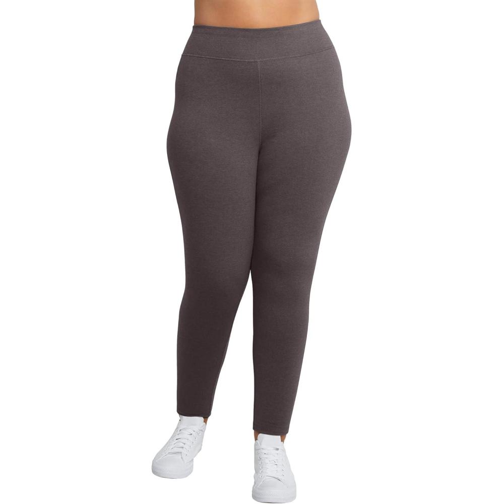 imageJUST MY SIZE womens Long Legging Pants USCharcoal Heather