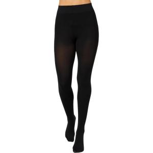 Hanes EcoSmart Women’s Same to Waist, Sheer Toe, Blackout Opaque Tights(Black)