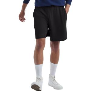 Hanes Men’s Jersey Pocket Short(Black)