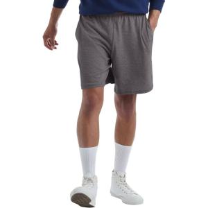 Hanes Men’s Jersey Pocket Short(Charcoal Heather)