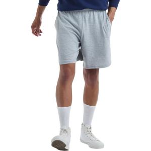 Hanes Men’s Jersey Pocket Short(Light Steel)