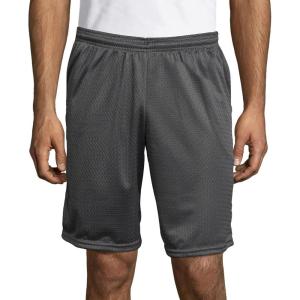 Hanes Men’s Jersey Pocket Short(Railroad Gray)