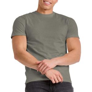 Hanes Mens Originals Lightweight T-Shirt, Crewneck T-Shirts for Men, Tri-Blend Tee, Available in Tall(Pebblestone Heather)