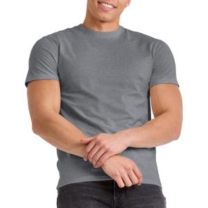 Hanes Mens Originals Lightweight T-Shirt, Crewneck T-Shirts for Men, Tri-Blend Tee, Available in Tall(Slate Triblend)