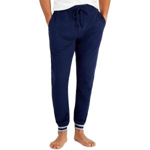 Hanes Men’s Waffle Knit Jogger Pant Sleepwear(Navy)