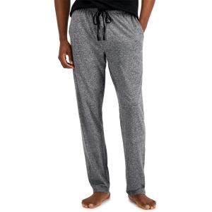 Hanes Men’s X-Temp Jersey Cotton Pajama Pants, Loungewear with Pockets, Extended Sizes(Heather Grey)