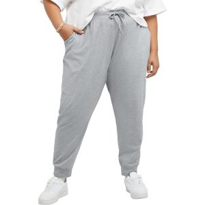 Hanes Originals Joggers, 100% Cotton Jersey Sweatpants for Women, 29″ Inseam(Light Steel)