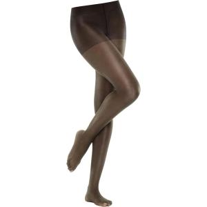 Hanes Perfect Nudes Women’s Ultra Sheer Flawless Foundation Finish for Legs, Control Top, Sheer Toe, Run Resistant Pantyhose(True Black)