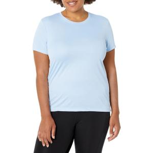 Hanes Women’s Sport Performance T-Shirt, Cool Dri Short Sleeve Tee, Moisture Wicking(Light Blue)