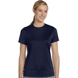 Hanes Women’s Sport Performance T-Shirt, Cool Dri Short Sleeve Tee, Moisture Wicking(Navy)