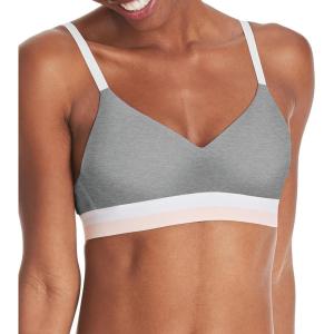 Hanes Women’s Wireless, Natural Lift, Modal Full Coverage Bra, Wirefree T-Shirt Bra, Sizes S-2X+(Heather Grey)